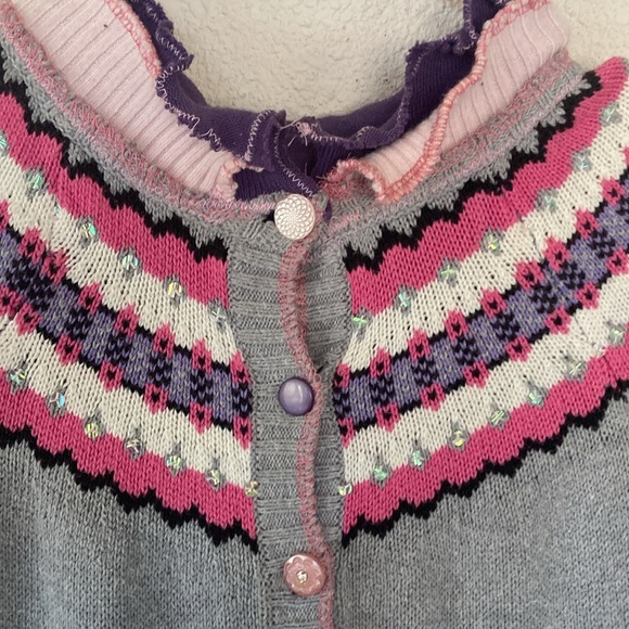 Unique handmade sweater size small 8-10 - Picture 3 of 6